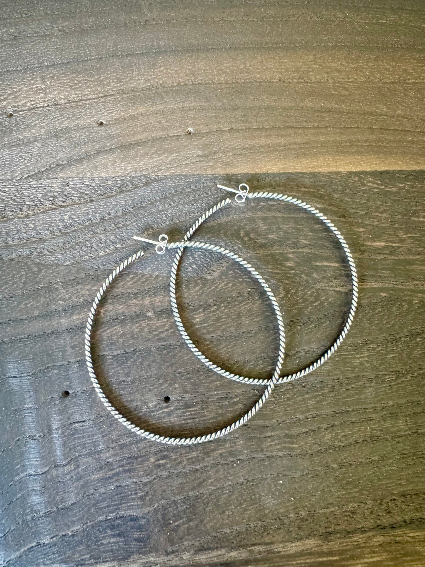 Rope Hoop Earrings
