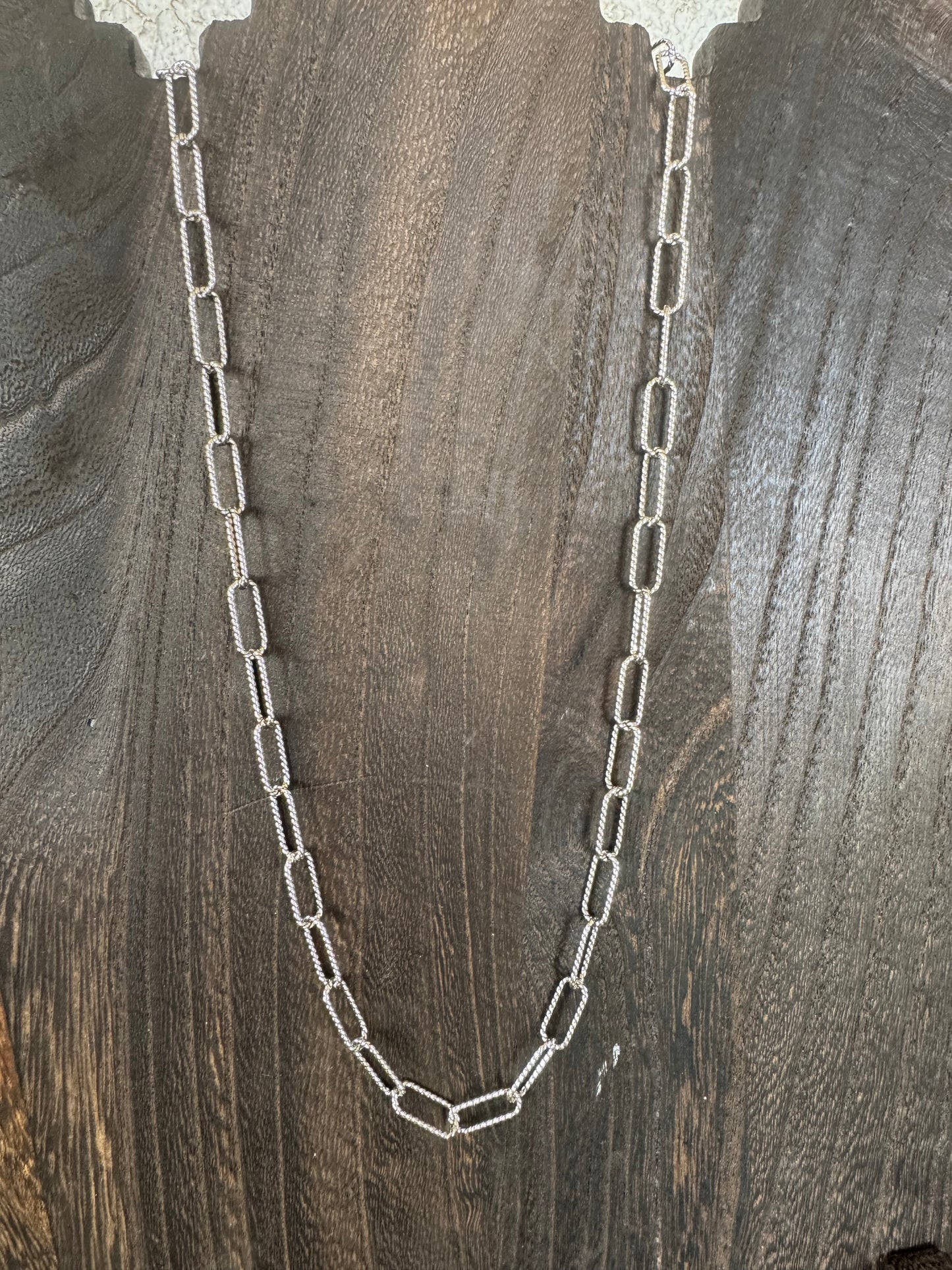 Sterling Silver Rope Chain : 22”