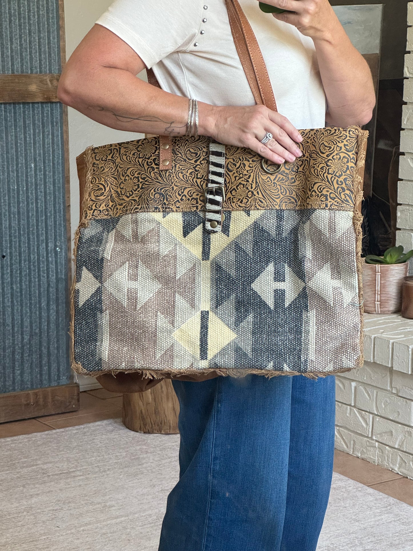 Canvas Upcycled Tote