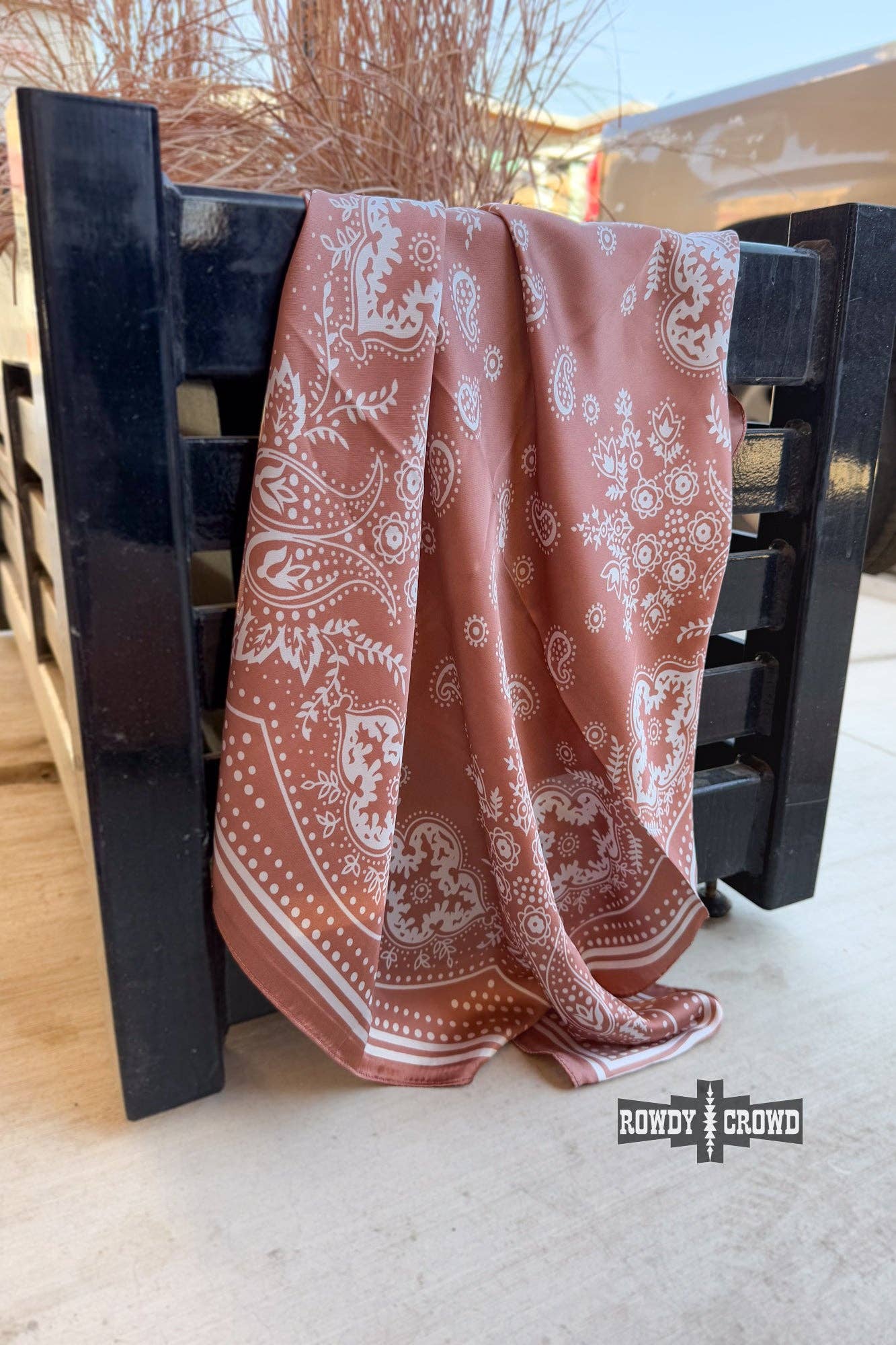 Buffalo Bandana Wild Rag/Coffee