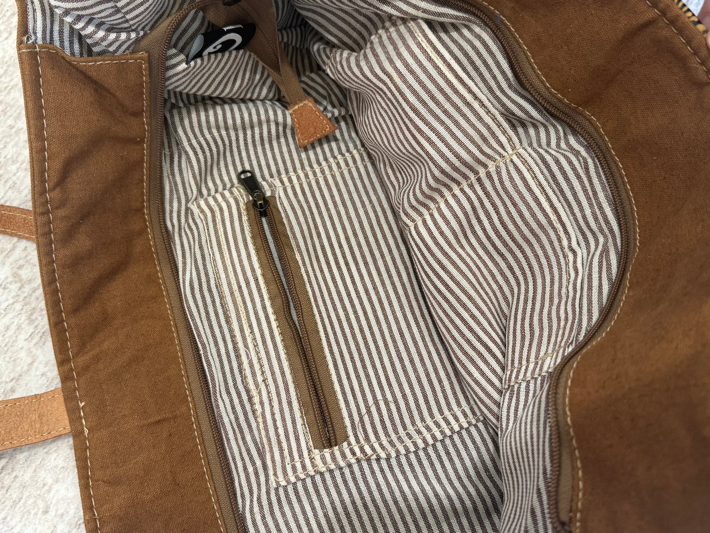 Canvas Upcycled Tote
