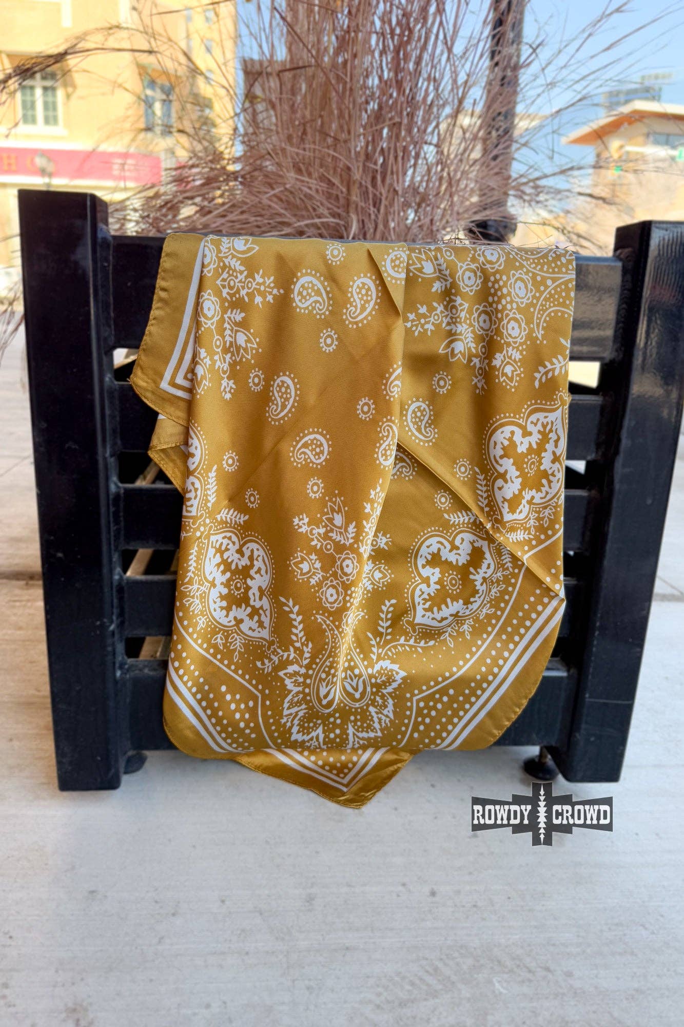Buffalo Bandana Wild Rag/Mustard