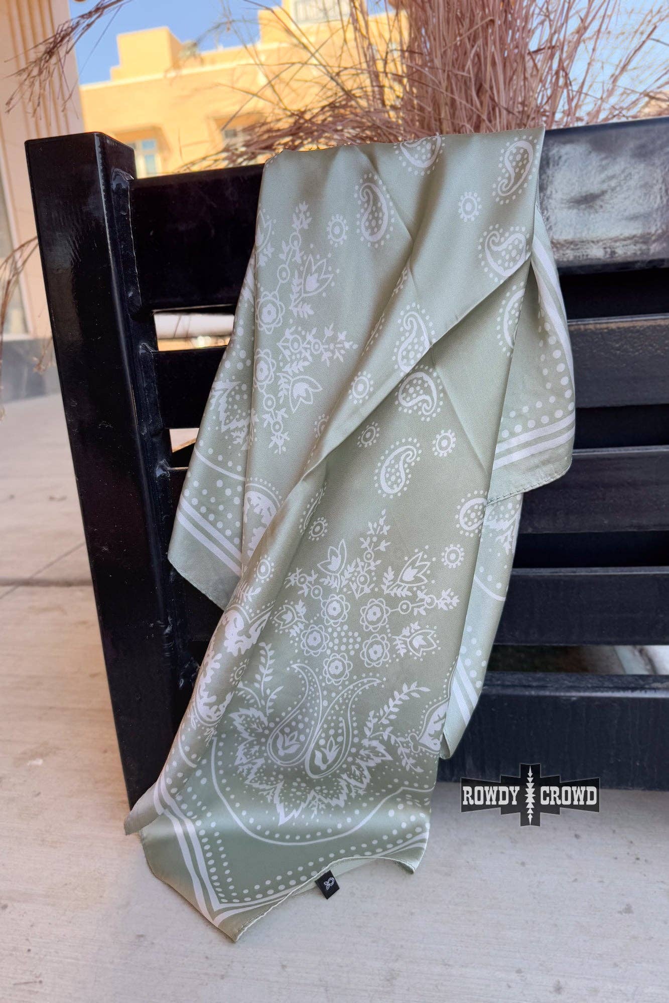 Buffalo Bandana Wild Rag/Light Green