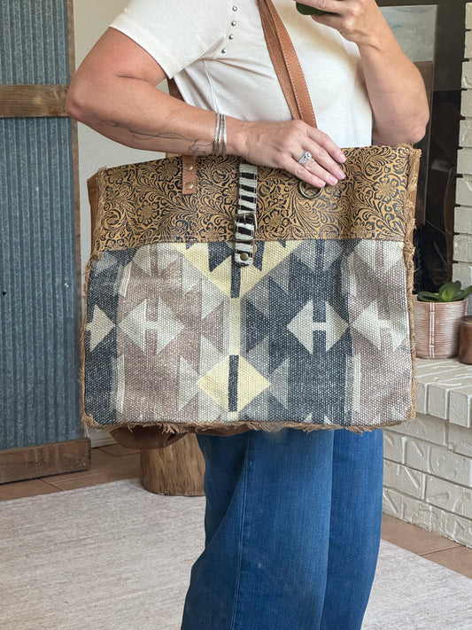 Canvas Upcycled Tote