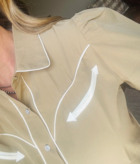 Western Yoke Pearl Snap Shirt