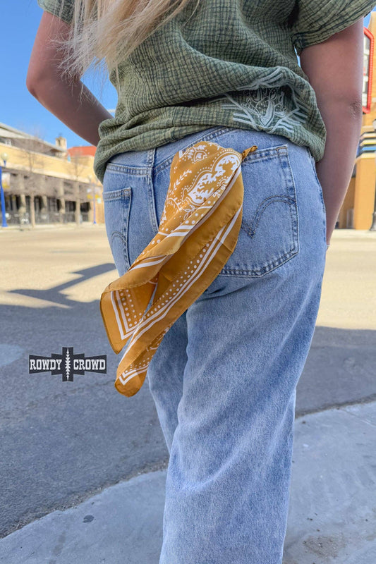 Buffalo Bandana Wild Rag/Mustard