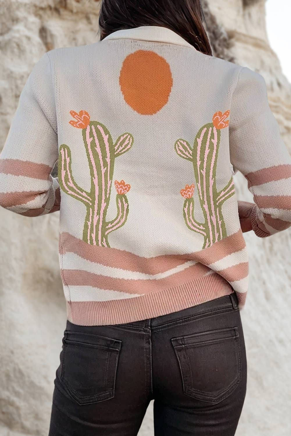 Cowgirl Cactus Cardigan