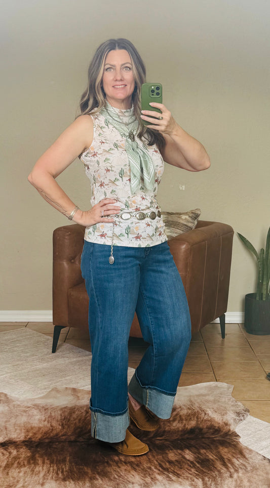 Desert Sleeveless Top