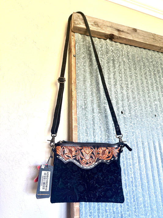 Genuine Leather Crossbody “Ella”