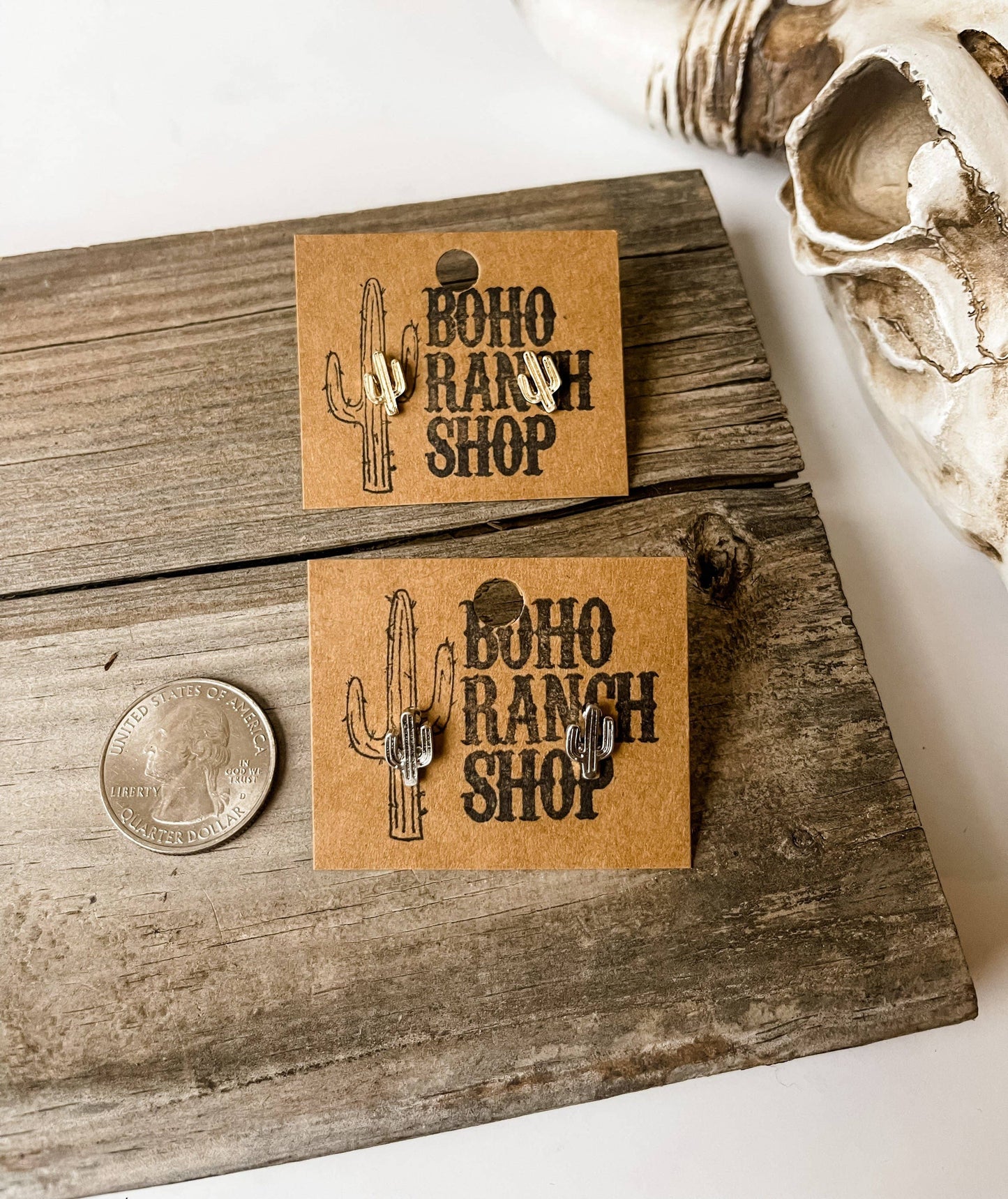 Mini Cactus Stud Earrings