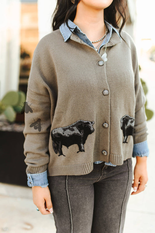 Ranch Royalty Angus Sweater