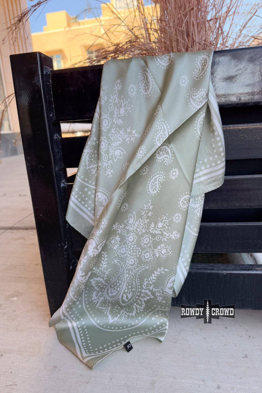 Buffalo Bandana Wild Rag/Light Green